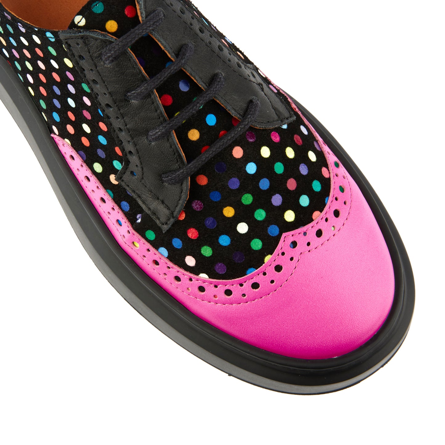 Artist Abba - Black & Pink & Multi Disco Dots